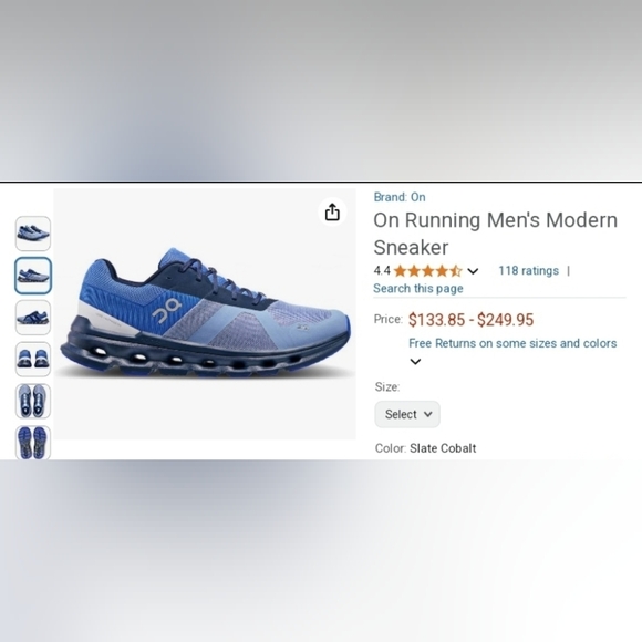 On Running - Men's Cloudrunner Size 11 - Picture 11 of 11